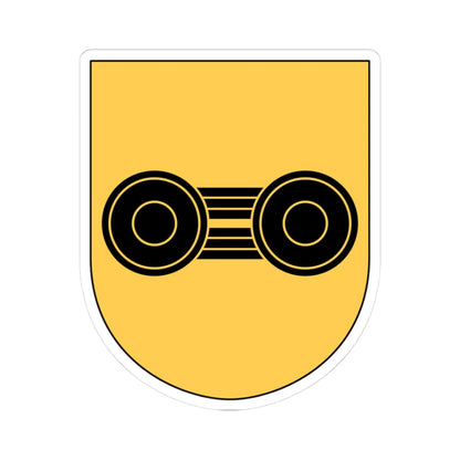 Livgardet 122. kompaniet vapen (Sweden) (Coat of Arms) STICKER Vinyl Kiss-Cut Decal 3 Inch White - The Sticker Space