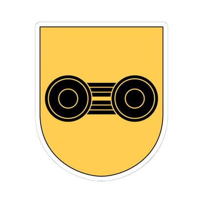 Livgardet 122. kompaniet vapen (Sweden) (Coat of Arms) STICKER Vinyl Kiss-Cut Decal 6 Inch White - The Sticker Space