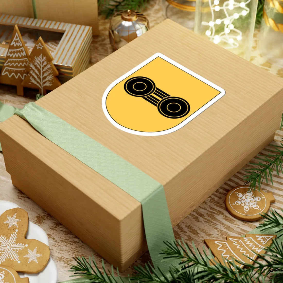 Livgardet 122. kompaniet vapen (Sweden) (Coat of Arms) STICKER Vinyl Kiss-Cut Decal - The Sticker Space