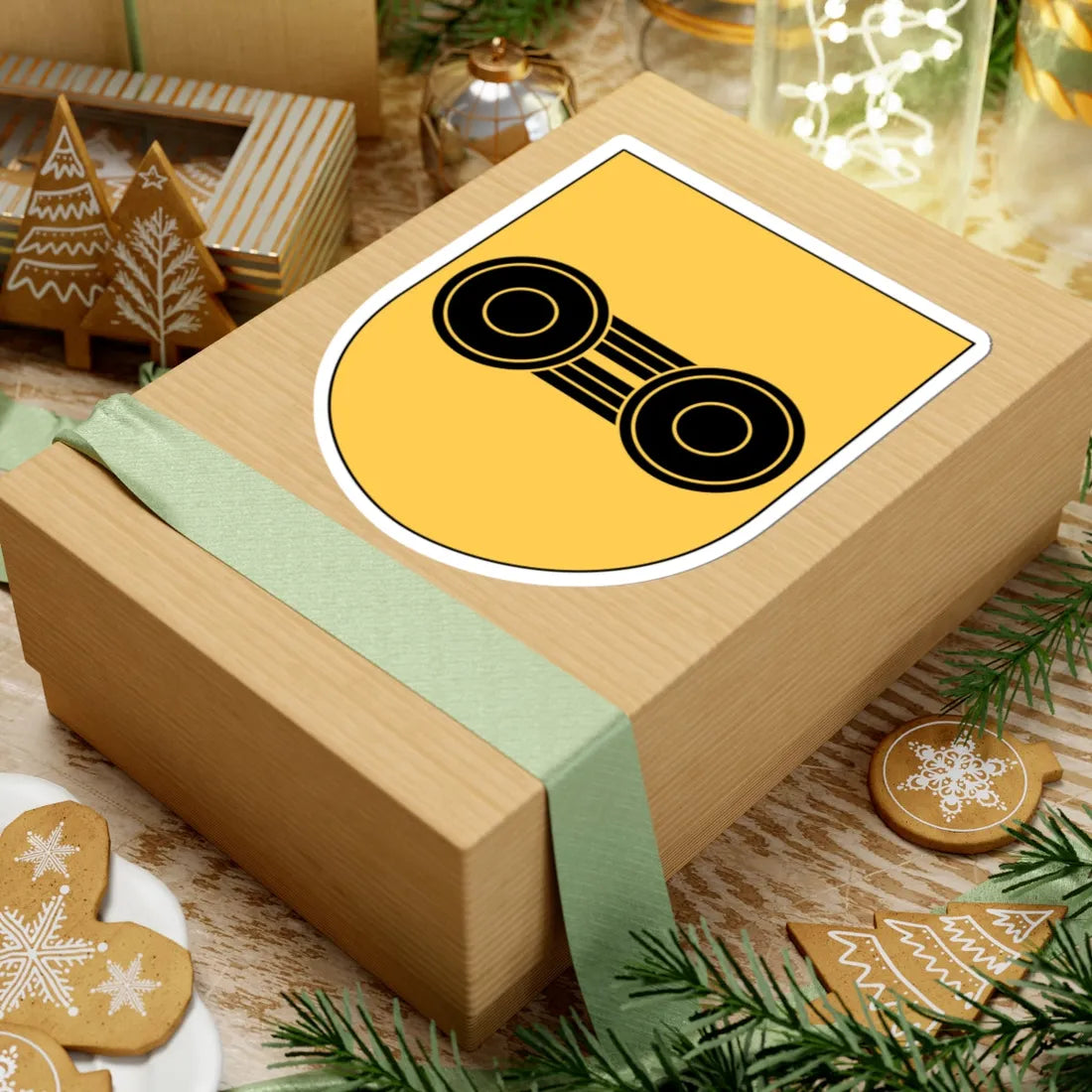 Livgardet 122. kompaniet vapen (Sweden) (Coat of Arms) STICKER Vinyl Kiss-Cut Decal - The Sticker Space