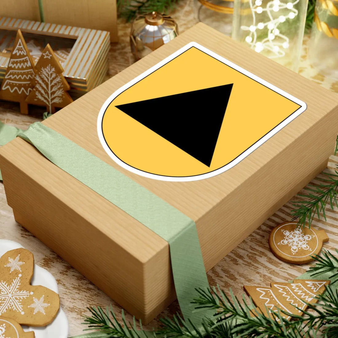 Livgardet 123. kompaniet vapen (Sweden) (Coat of Arms) STICKER Vinyl Kiss-Cut Decal - The Sticker Space