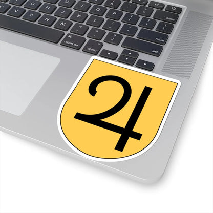 Livgardet 124. kompaniet vapen (Sweden) (Coat of Arms) STICKER Vinyl Kiss-Cut Decal - The Sticker Space