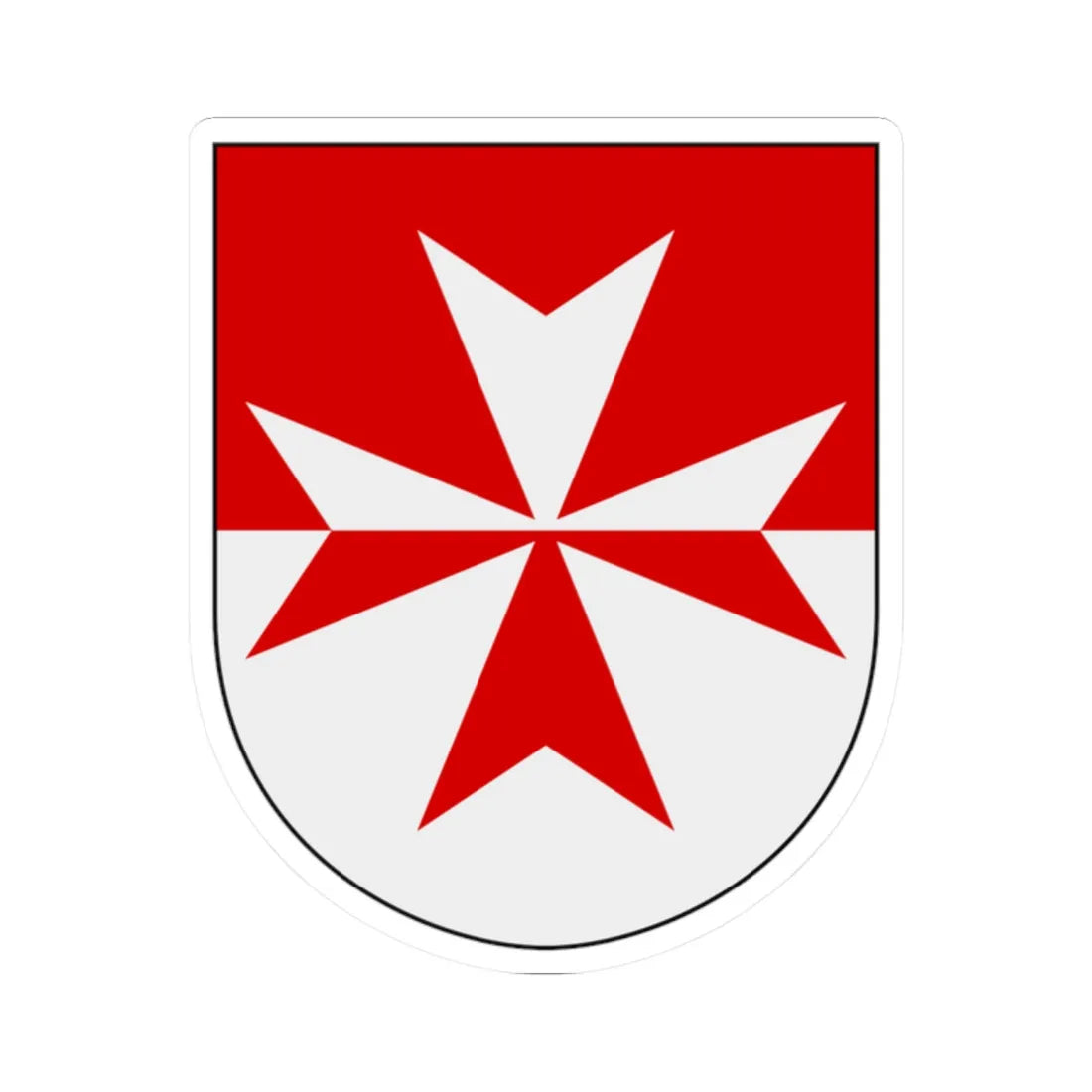 Livgardet 13. säkerhetsbataljonens stab vapen (Sweden) (Coat of Arms) STICKER Vinyl Kiss-Cut Decal 2 Inch White - The Sticker Space