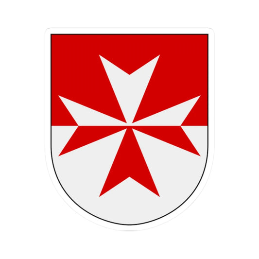 Livgardet 13. säkerhetsbataljonens stab vapen (Sweden) (Coat of Arms) STICKER Vinyl Kiss-Cut Decal 2 Inch White - The Sticker Space