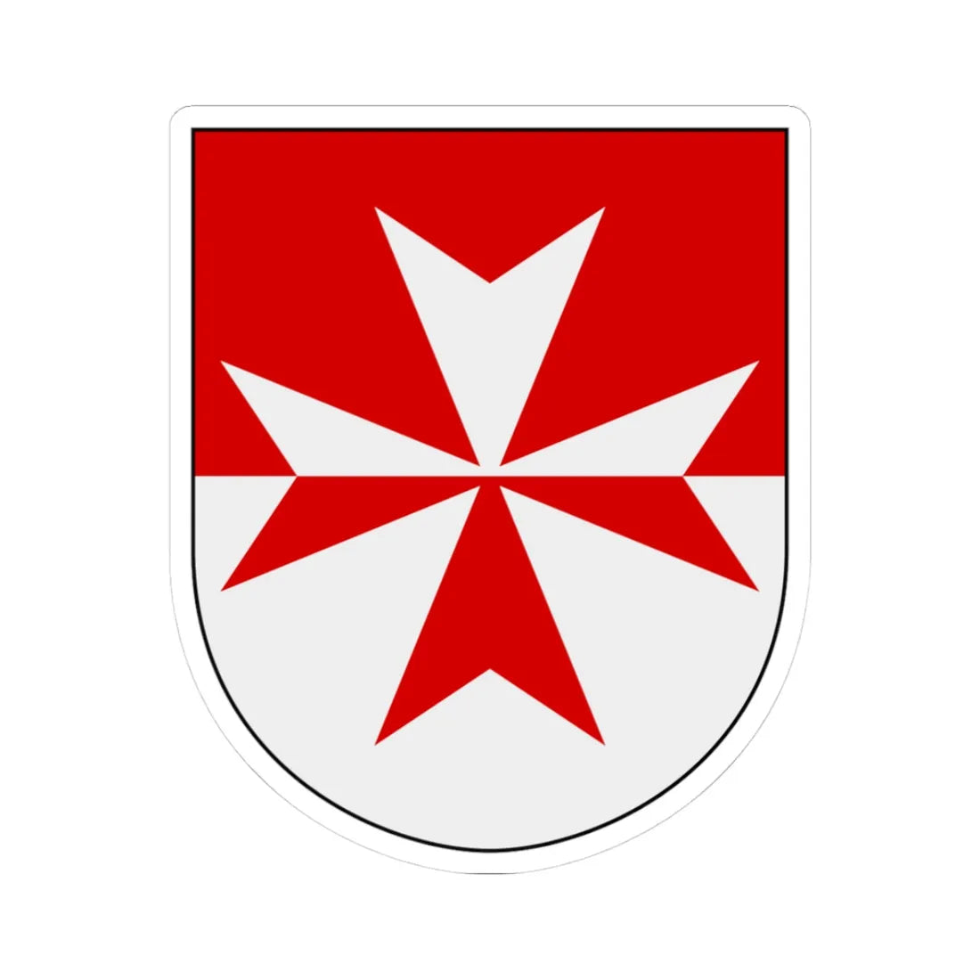 Livgardet 13. säkerhetsbataljonens stab vapen (Sweden) (Coat of Arms) STICKER Vinyl Kiss-Cut Decal 3 Inch White - The Sticker Space