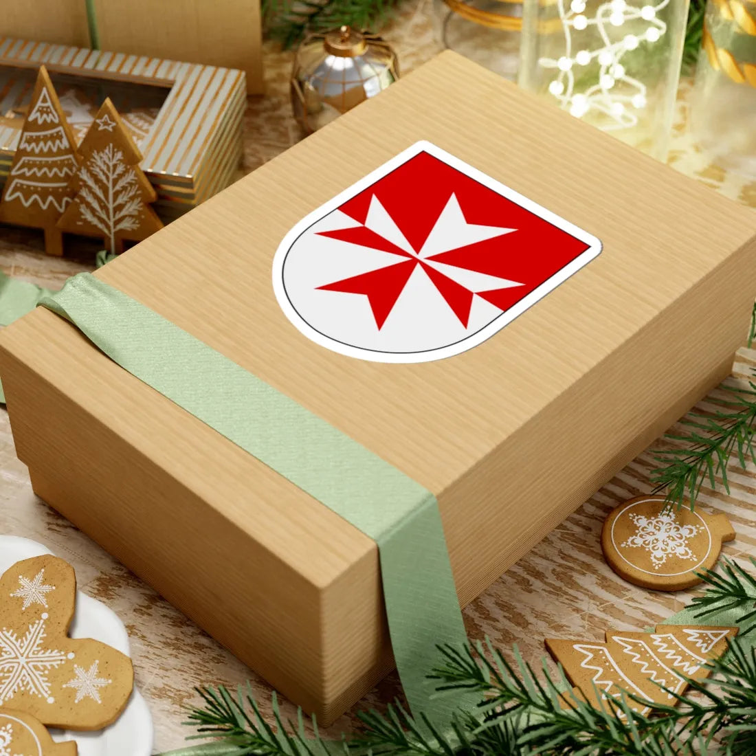 Livgardet 13. säkerhetsbataljonens stab vapen (Sweden) (Coat of Arms) STICKER Vinyl Kiss-Cut Decal - The Sticker Space