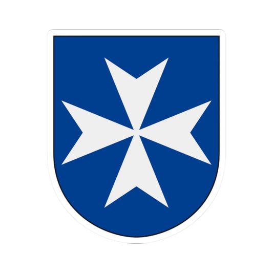 Livgardet 13. skvadronen vapen (Sweden) (Coat of Arms) STICKER Vinyl Kiss-Cut Decal 2 Inch White - The Sticker Space