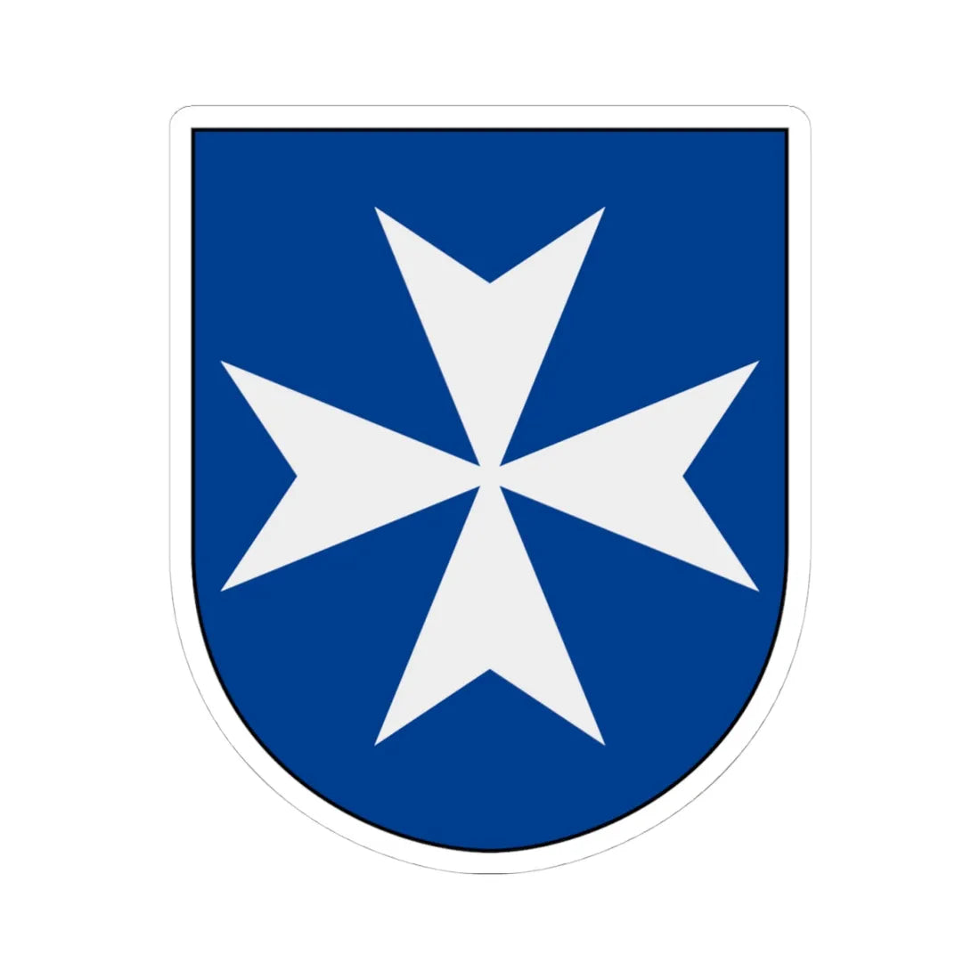 Livgardet 13. skvadronen vapen (Sweden) (Coat of Arms) STICKER Vinyl Kiss-Cut Decal 4 Inch White - The Sticker Space