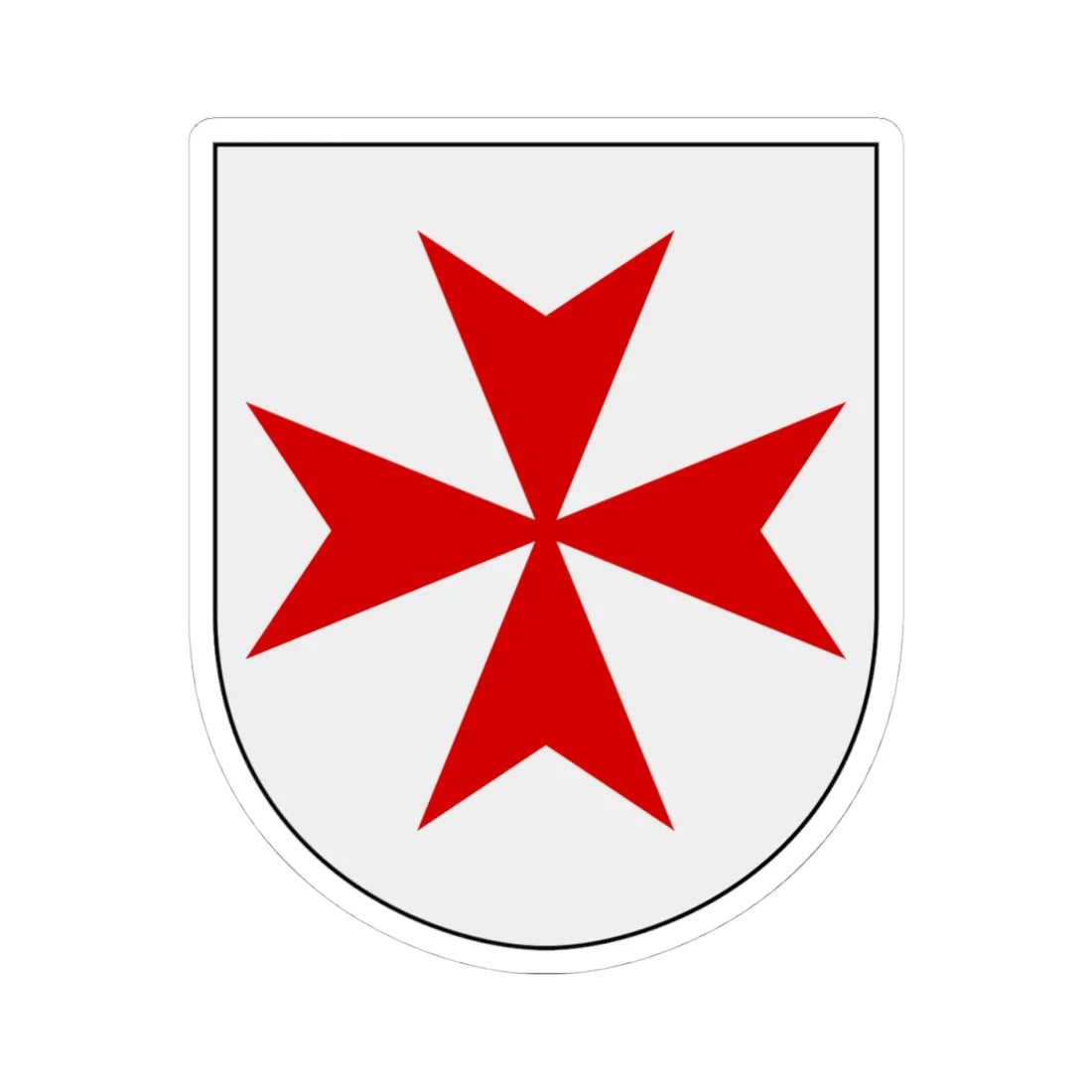 Livgardet 131. säkerhetsskvadronen vapen (Sweden) (Coat of Arms) STICKER Vinyl Kiss-Cut Decal 4 Inch White - The Sticker Space