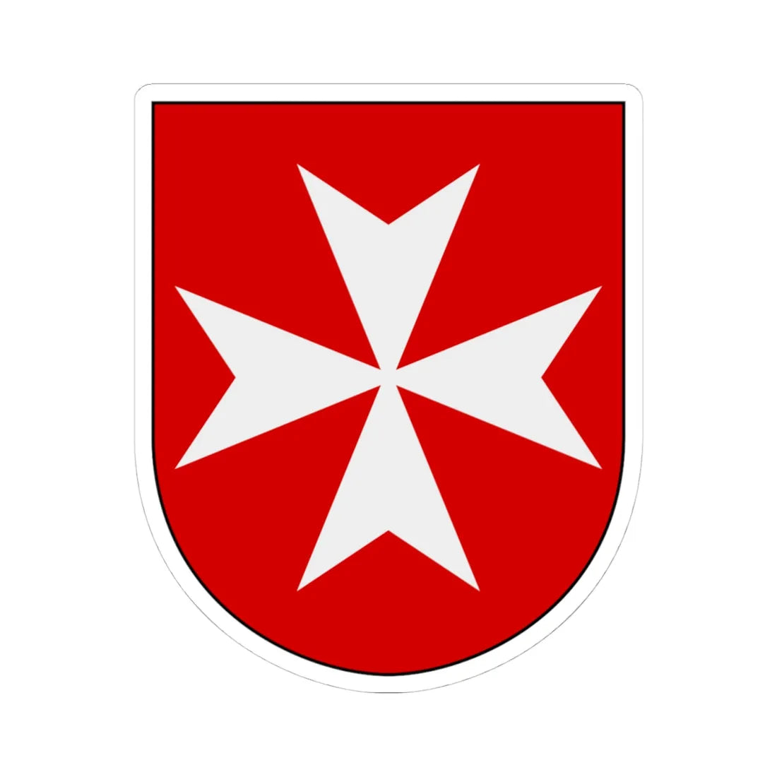 Livgardet 133. stabs- och funktionsskvadronen vapen (Sweden) (Coat of Arms) STICKER Vinyl Kiss-Cut Decal 4 Inch White - The Sticker Space