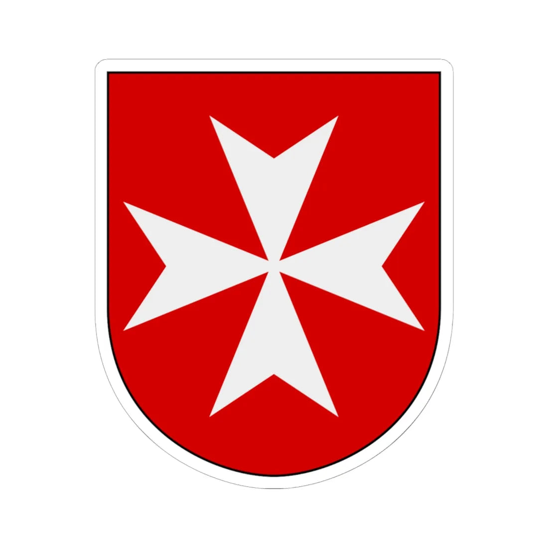 Livgardet 133. stabs- och funktionsskvadronen vapen (Sweden) (Coat of Arms) STICKER Vinyl Kiss-Cut Decal 6 Inch White - The Sticker Space