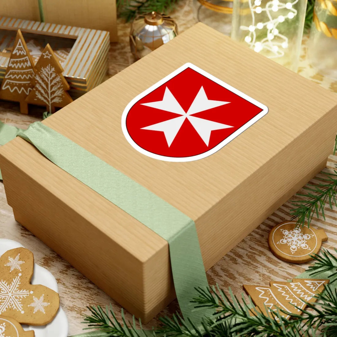 Livgardet 133. stabs- och funktionsskvadronen vapen (Sweden) (Coat of Arms) STICKER Vinyl Kiss-Cut Decal - The Sticker Space