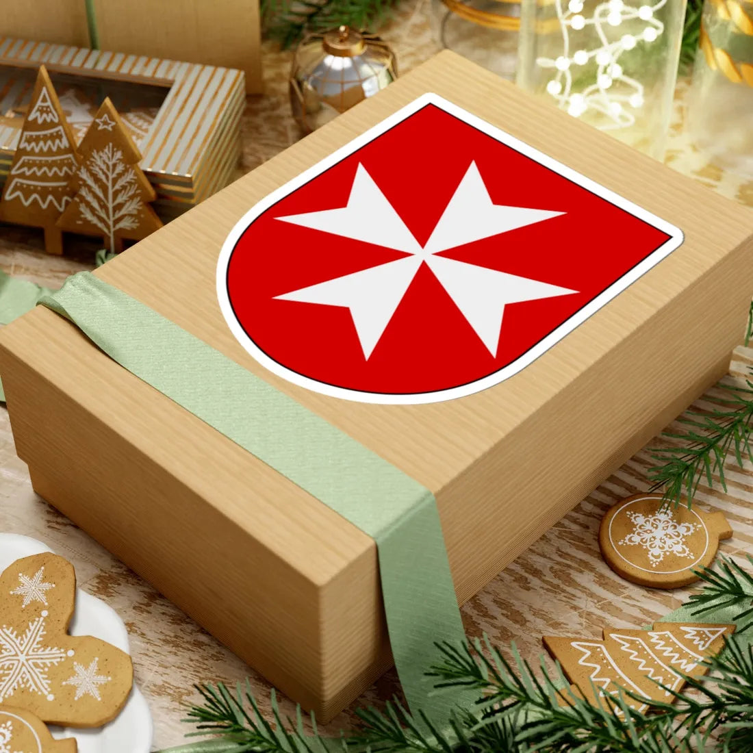 Livgardet 133. stabs- och funktionsskvadronen vapen (Sweden) (Coat of Arms) STICKER Vinyl Kiss-Cut Decal - The Sticker Space