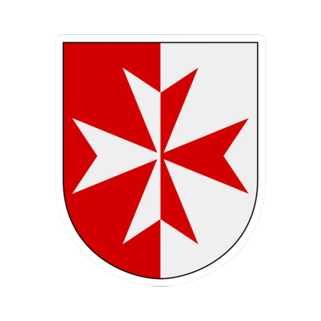 Livgardet 134. funktionsskvadronen vapen (Sweden) (Coat of Arms) STICKER Vinyl Kiss-Cut Decal 2 Inch White - The Sticker Space