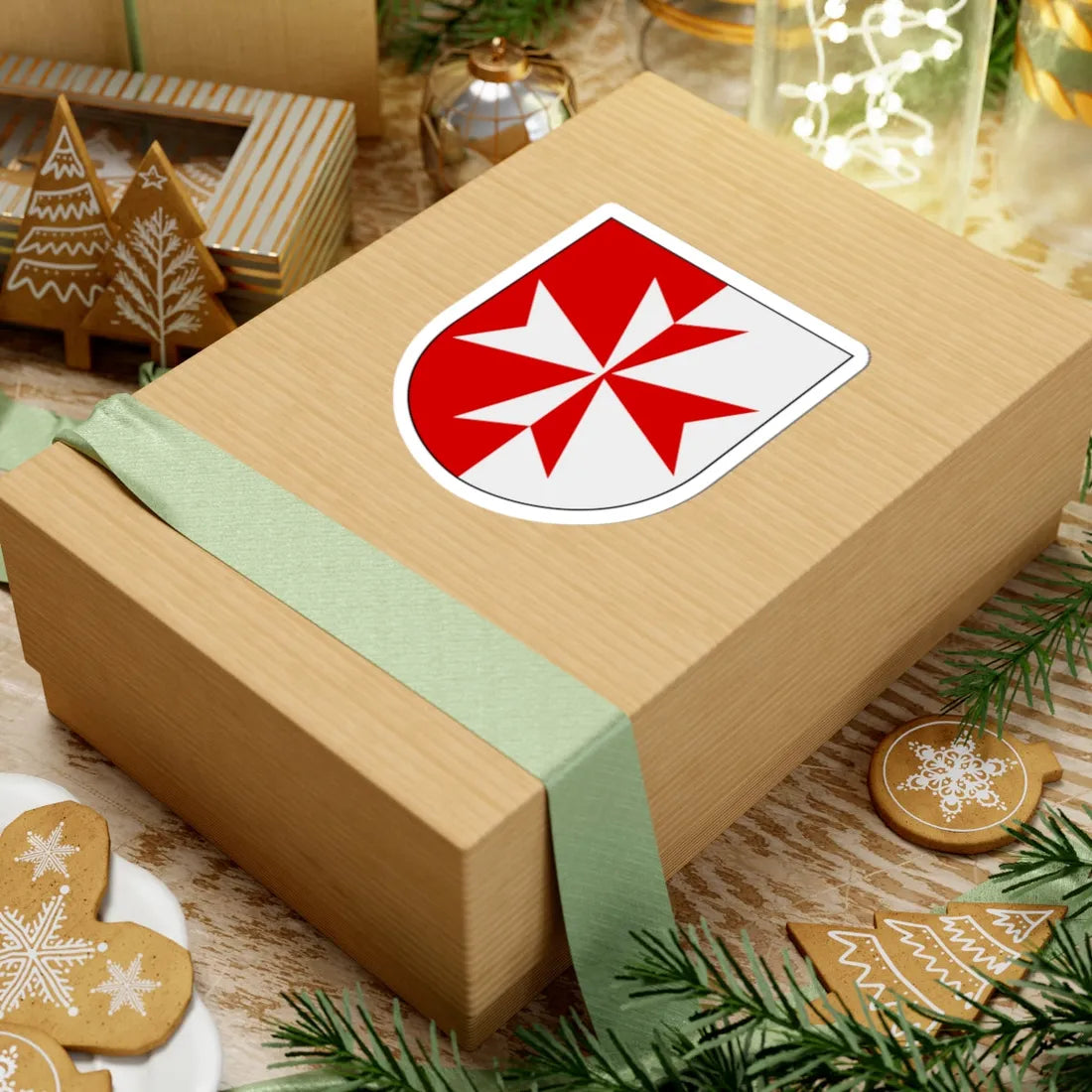 Livgardet 134. funktionsskvadronen vapen (Sweden) (Coat of Arms) STICKER Vinyl Kiss-Cut Decal - The Sticker Space