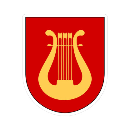 Livgardet Arméns musikkår vapen (Sweden) (Coat of Arms) STICKER Vinyl Kiss-Cut Decal 3 Inch White - The Sticker Space