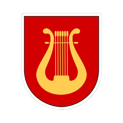 Livgardet Arméns musikkår vapen (Sweden) (Coat of Arms) STICKER Vinyl Kiss-Cut Decal 6 Inch White - The Sticker Space