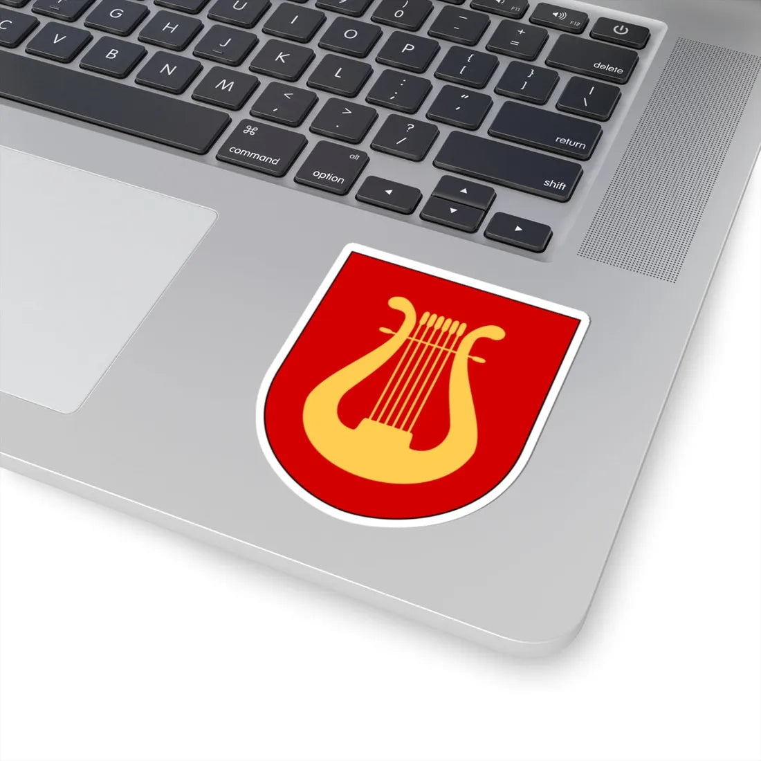 Livgardet Arméns musikkår vapen (Sweden) (Coat of Arms) STICKER Vinyl Kiss-Cut Decal - The Sticker Space