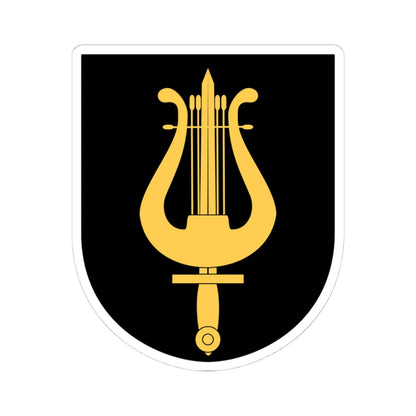 Livgardet Försvarsmusikens stab vapen (Sweden) (Coat of Arms) STICKER Vinyl Kiss-Cut Decal 4 Inch White - The Sticker Space