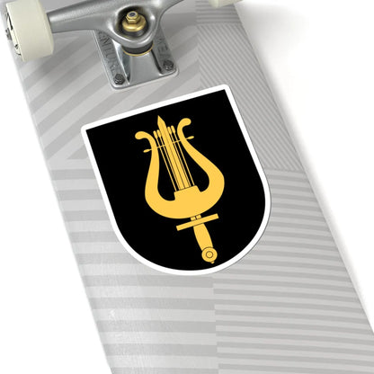 Livgardet Försvarsmusikens stab vapen (Sweden) (Coat of Arms) STICKER Vinyl Kiss-Cut Decal - The Sticker Space