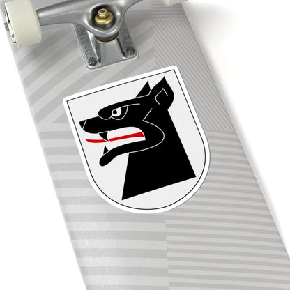 Livgardet Hundtjänstenheten vapen (Sweden) (Coat of Arms) STICKER Vinyl Kiss-Cut Decal - The Sticker Space