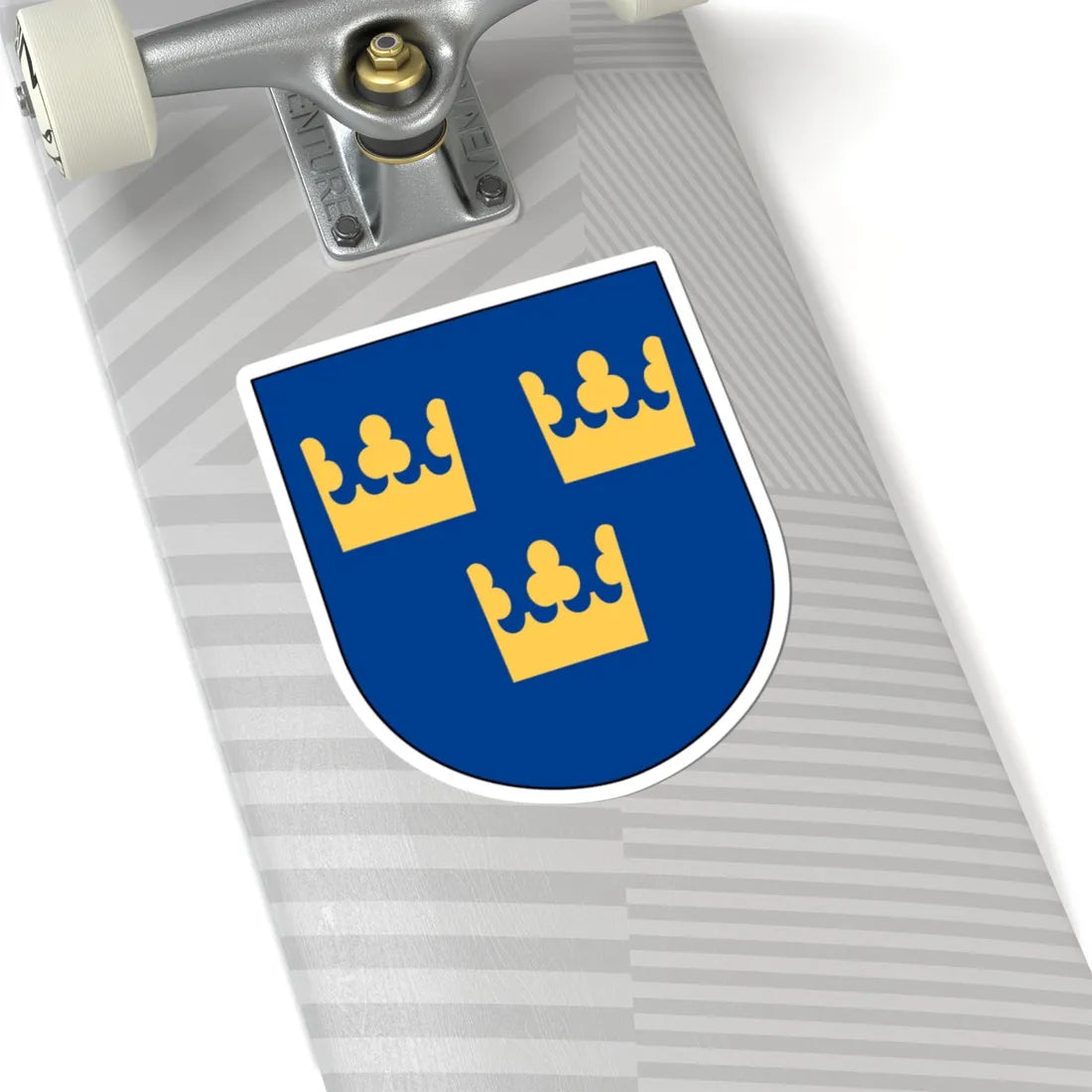 Livgardet Internationella utbildningsenheten vapen (Sweden) (Coat of Arms) STICKER Vinyl Kiss-Cut Decal - The Sticker Space