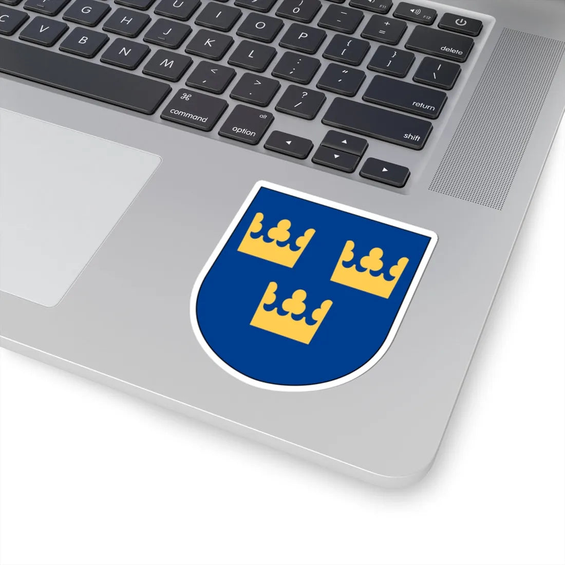 Livgardet Internationella utbildningsenheten vapen (Sweden) (Coat of Arms) STICKER Vinyl Kiss-Cut Decal - The Sticker Space