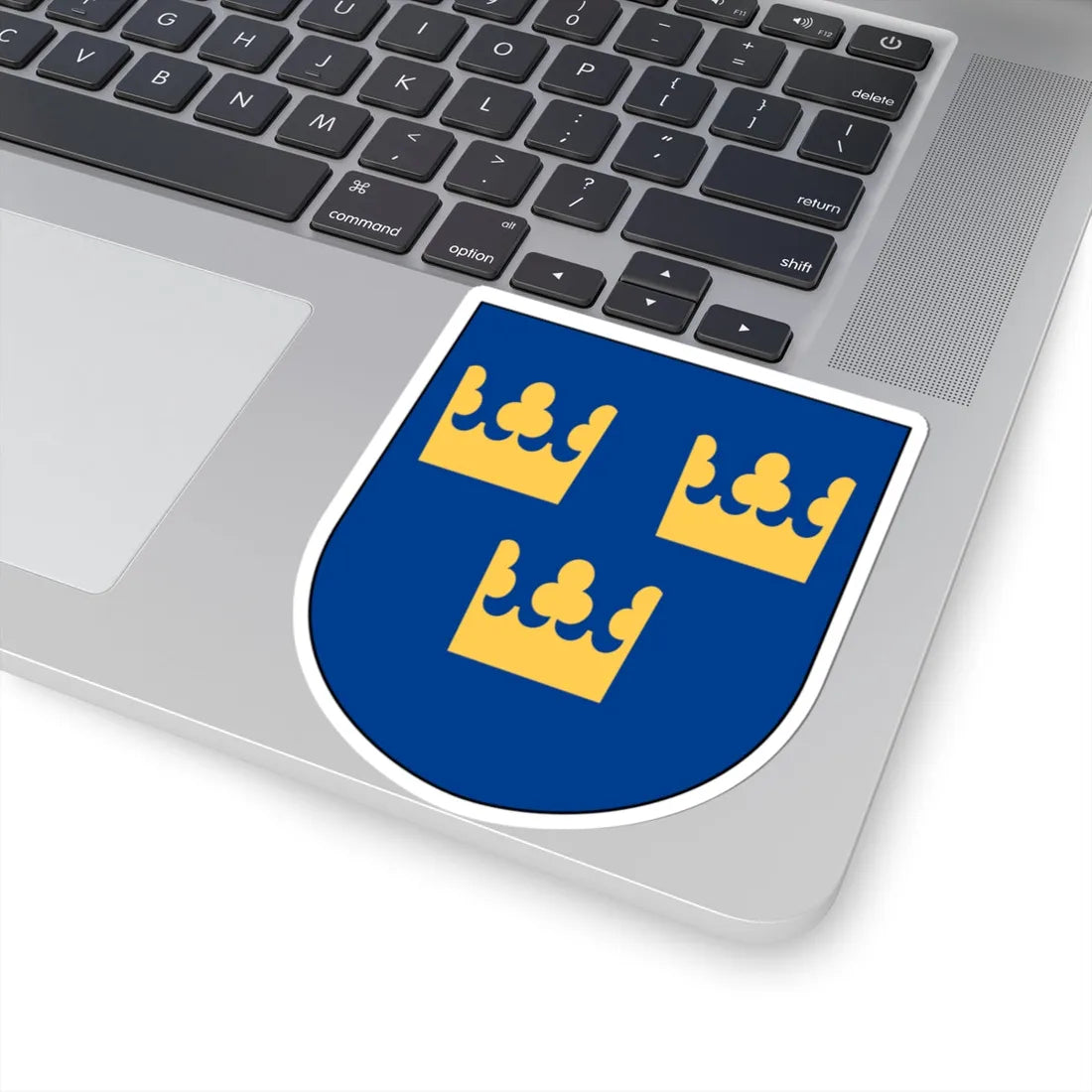 Livgardet Internationella utbildningsenheten vapen (Sweden) (Coat of Arms) STICKER Vinyl Kiss-Cut Decal - The Sticker Space