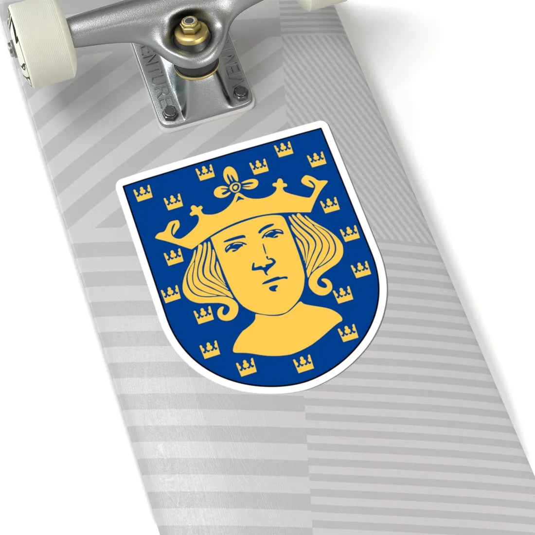Livgardet Kommendantstaben vapen (Sweden) (Coat of Arms) STICKER Vinyl Kiss-Cut Decal - The Sticker Space
