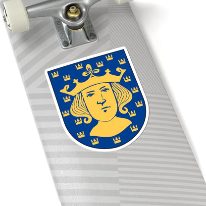 Livgardet Kommendantstaben vapen (Sweden) (Coat of Arms) STICKER Vinyl Kiss-Cut Decal - The Sticker Space