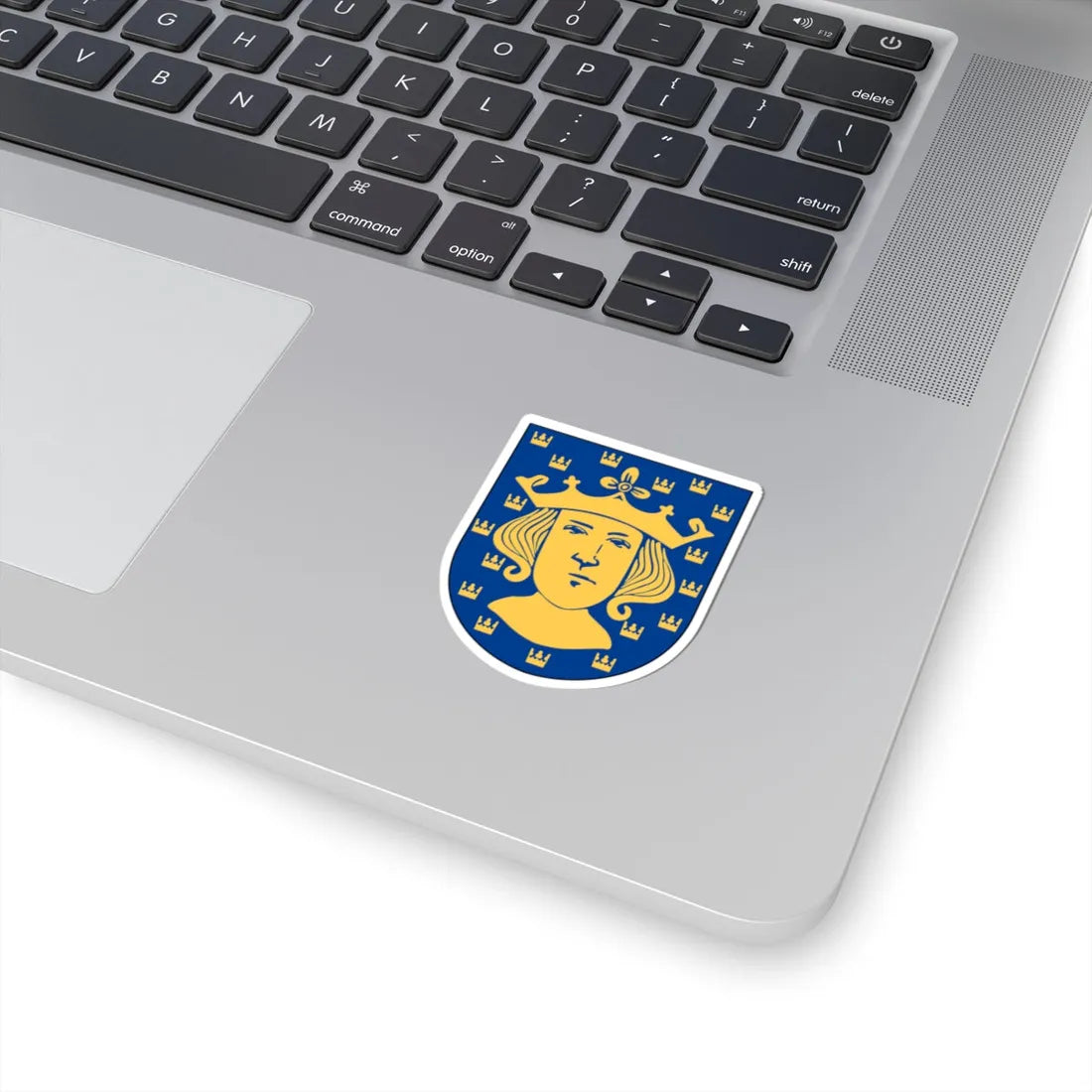 Livgardet Kommendantstaben vapen (Sweden) (Coat of Arms) STICKER Vinyl Kiss-Cut Decal - The Sticker Space