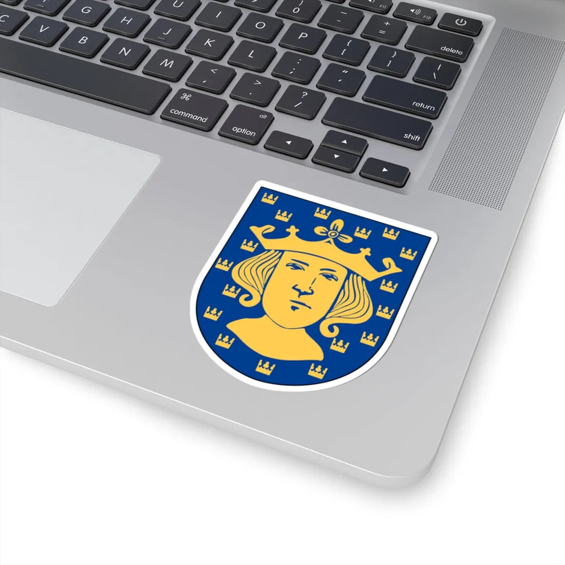 Livgardet Kommendantstaben vapen (Sweden) (Coat of Arms) STICKER Vinyl Kiss-Cut Decal - The Sticker Space