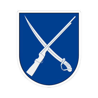 Livgardet Livbataljonens stab vapen (Sweden) (Coat of Arms) STICKER Vinyl Kiss-Cut Decal 4 Inch White - The Sticker Space