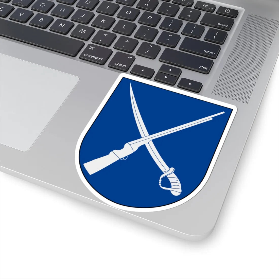 Livgardet Livbataljonens stab vapen (Sweden) (Coat of Arms) STICKER Vinyl Kiss-Cut Decal - The Sticker Space