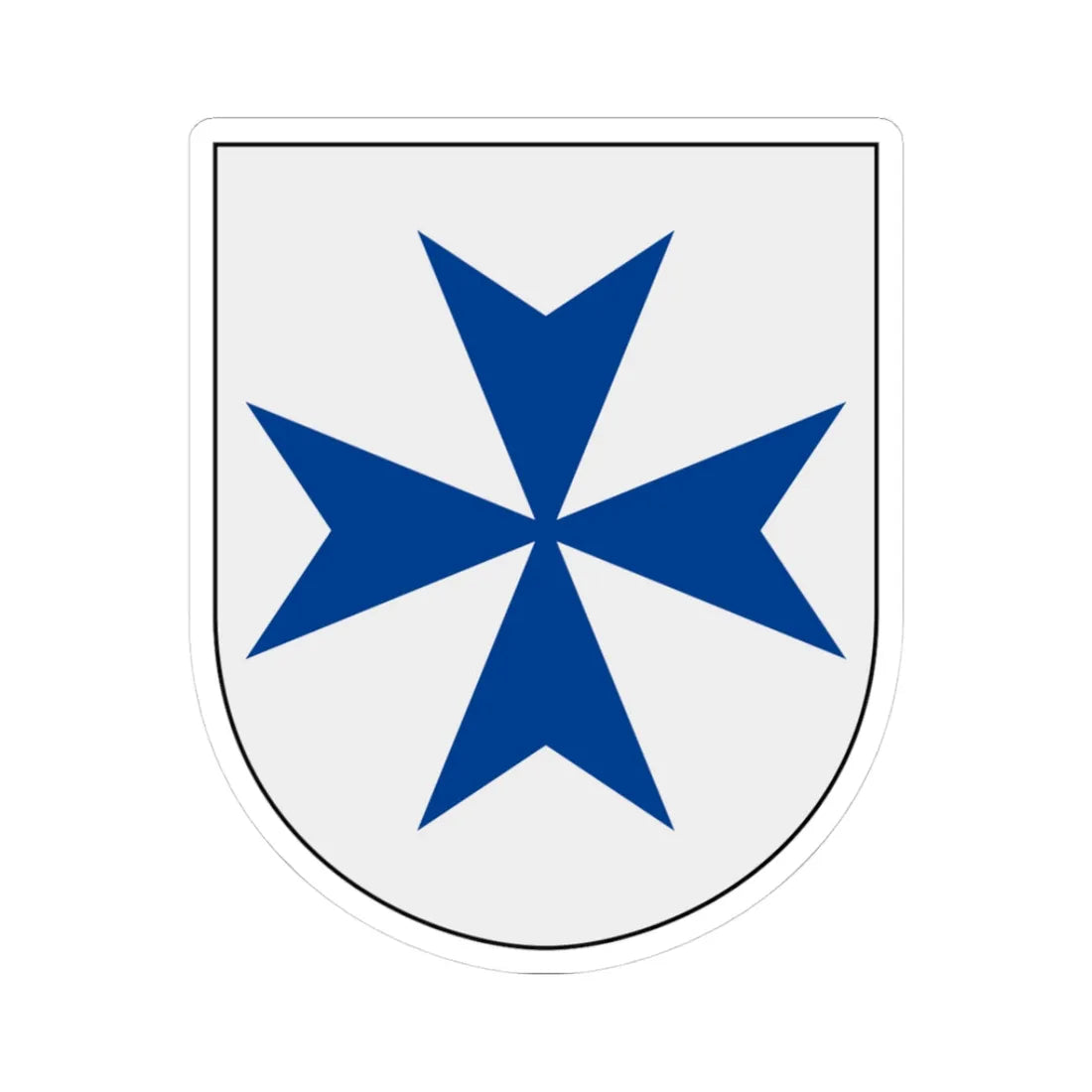 Livgardet Livskvadronen vapen (Sweden) (Coat of Arms) STICKER Vinyl Kiss-Cut Decal 3 Inch White - The Sticker Space