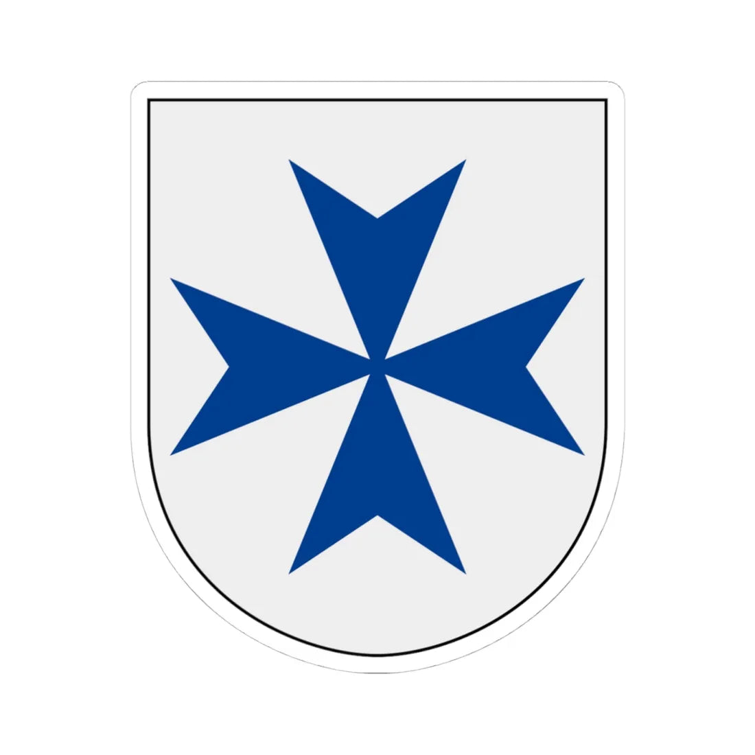 Livgardet Livskvadronen vapen (Sweden) (Coat of Arms) STICKER Vinyl Kiss-Cut Decal 4 Inch White - The Sticker Space