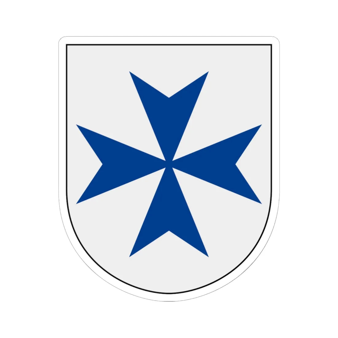 Livgardet Livskvadronen vapen (Sweden) (Coat of Arms) STICKER Vinyl Kiss-Cut Decal 6 Inch White - The Sticker Space