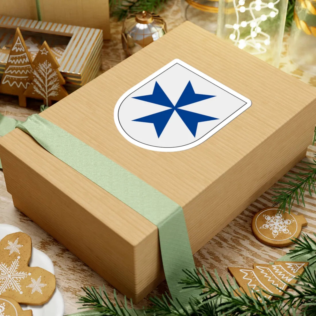 Livgardet Livskvadronen vapen (Sweden) (Coat of Arms) STICKER Vinyl Kiss-Cut Decal - The Sticker Space