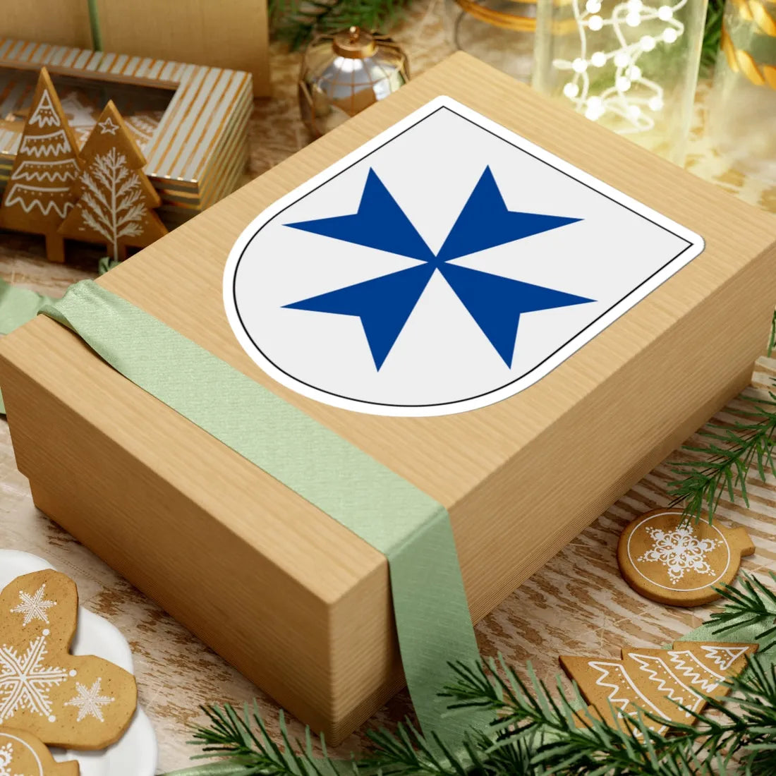 Livgardet Livskvadronen vapen (Sweden) (Coat of Arms) STICKER Vinyl Kiss-Cut Decal - The Sticker Space