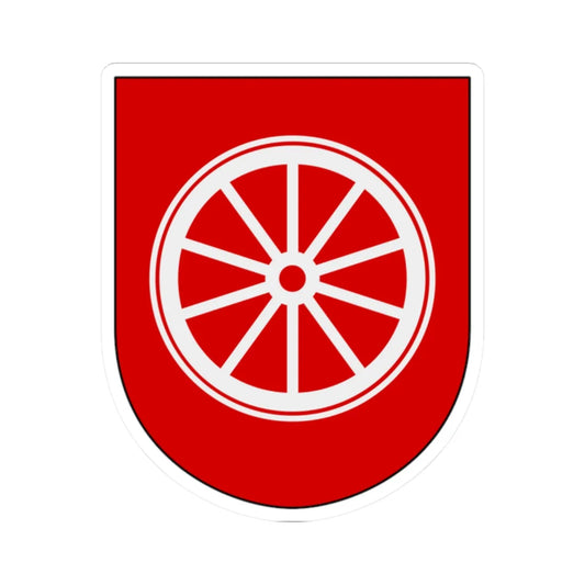 Livgardet Logistikenheten vapen (Sweden) (Coat of Arms) STICKER Vinyl Kiss-Cut Decal 2 Inch White - The Sticker Space