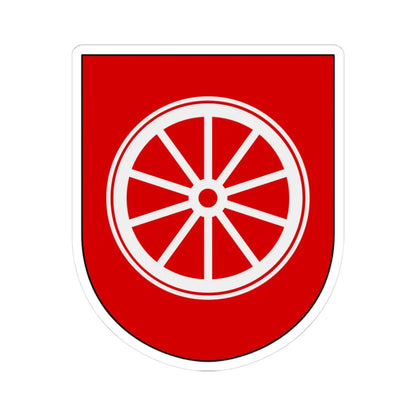 Livgardet Logistikenheten vapen (Sweden) (Coat of Arms) STICKER Vinyl Kiss-Cut Decal 3 Inch White - The Sticker Space