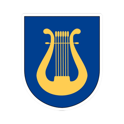 Livgardet Marinens musikkår vapen (Sweden) (Coat of Arms) STICKER Vinyl Kiss-Cut Decal 2 Inch White - The Sticker Space
