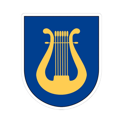 Livgardet Marinens musikkår vapen (Sweden) (Coat of Arms) STICKER Vinyl Kiss-Cut Decal 4 Inch White - The Sticker Space