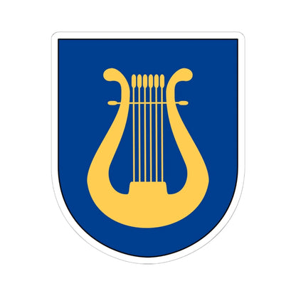 Livgardet Marinens musikkår vapen (Sweden) (Coat of Arms) STICKER Vinyl Kiss-Cut Decal 6 Inch White - The Sticker Space