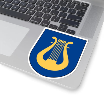 Livgardet Marinens musikkår vapen (Sweden) (Coat of Arms) STICKER Vinyl Kiss-Cut Decal - The Sticker Space