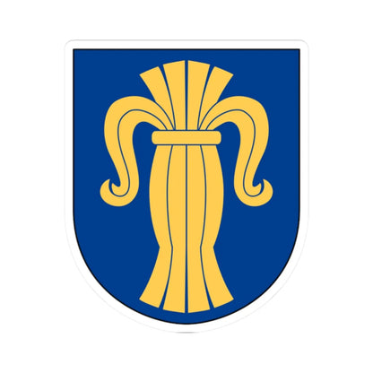 Livgardet Regementsstaben vapen (Sweden) (Coat of Arms) STICKER Vinyl Kiss-Cut Decal 2 Inch White - The Sticker Space