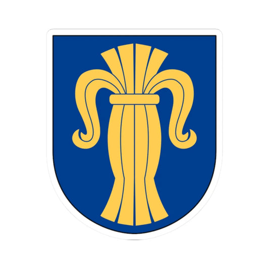 Livgardet Regementsstaben vapen (Sweden) (Coat of Arms) STICKER Vinyl Kiss-Cut Decal 2 Inch White - The Sticker Space