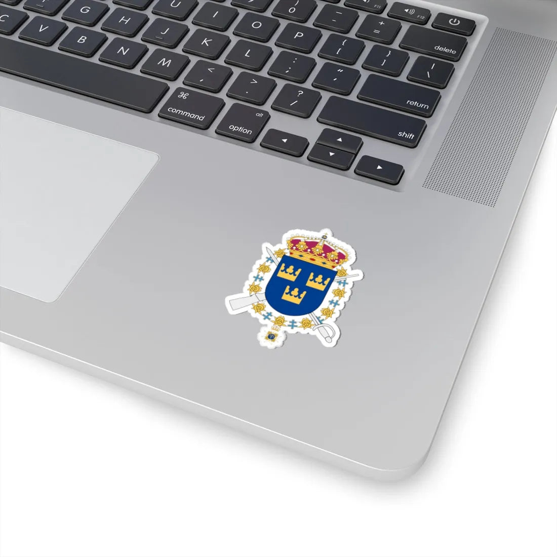 Livgardet vapen (Sweden) (Coat of Arms) STICKER Vinyl Kiss-Cut Decal - The Sticker Space