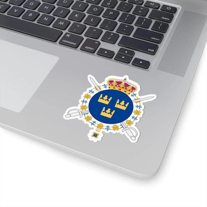 Livgardets dragoner vapen (Sweden) (Coat of Arms) STICKER Vinyl Kiss-Cut Decal - The Sticker Space
