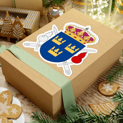 Livgrenadjärregementet vapen post 1994 (Sweden) (Coat of Arms) STICKER Vinyl Kiss-Cut Decal - The Sticker Space